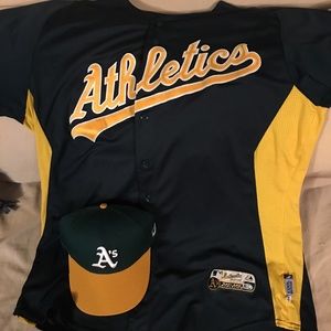 Oakland A’s Jersey/Hat